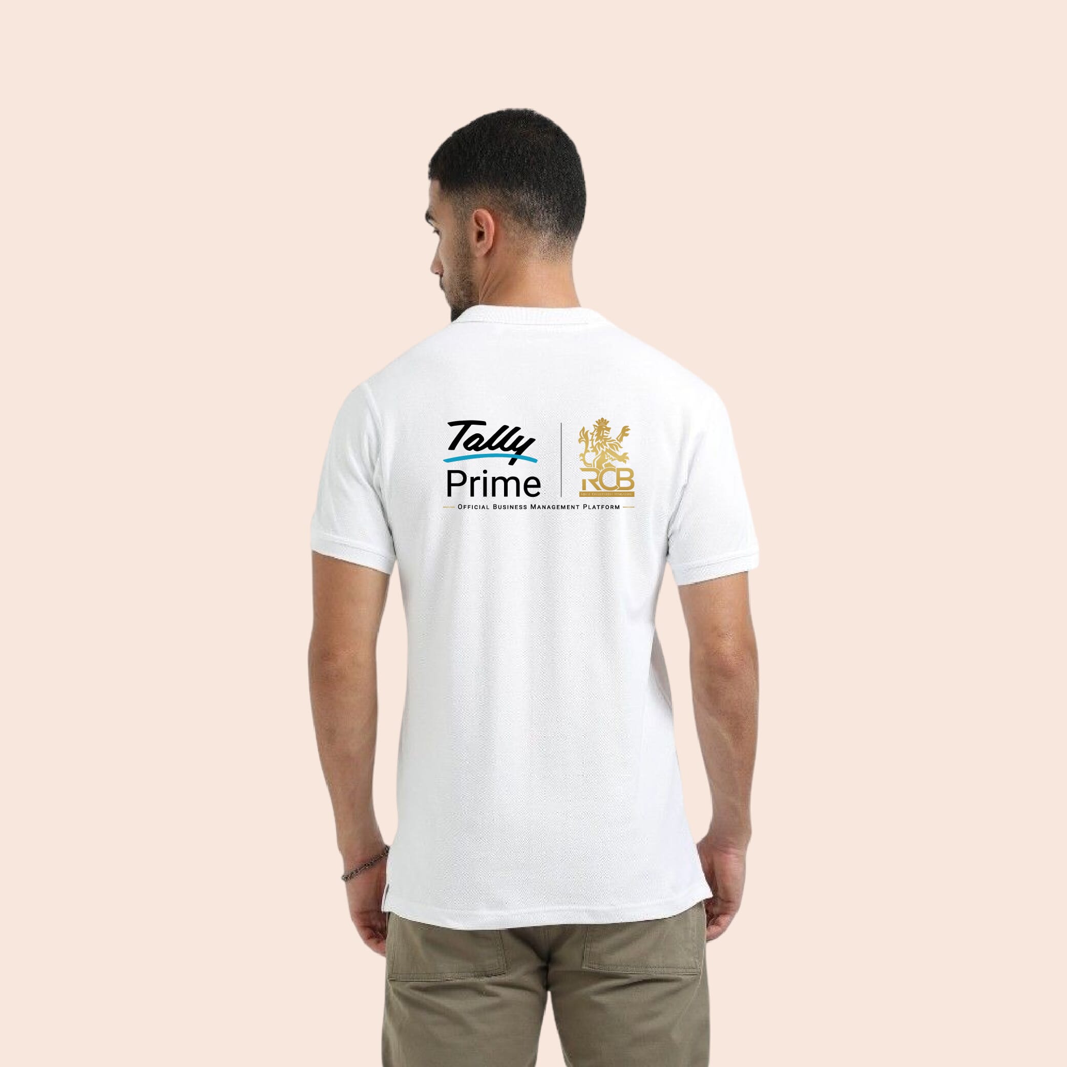 Greys&Blues Organic Polo Plain Tshirt- White